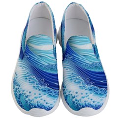 Water Waves Men s Lightweight Slip Ons by GardenOfOphir