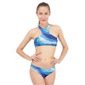 Water Waves High Neck Bikini Set View1