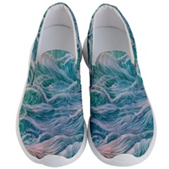 Waves Of The Ocean Ii Men s Lightweight Slip Ons by GardenOfOphir