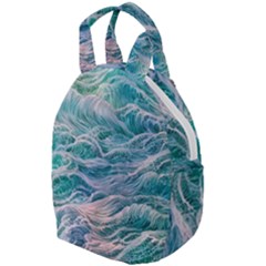 Waves Of The Ocean Ii Travel Backpacks by GardenOfOphir