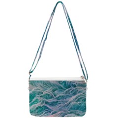 Waves Of The Ocean Ii Double Gusset Crossbody Bag by GardenOfOphir