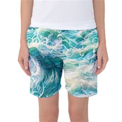 The Endless Sea Women s Basketball Shorts by GardenOfOphir