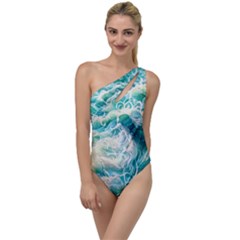 The Endless Sea To One Side Swimsuit by GardenOfOphir