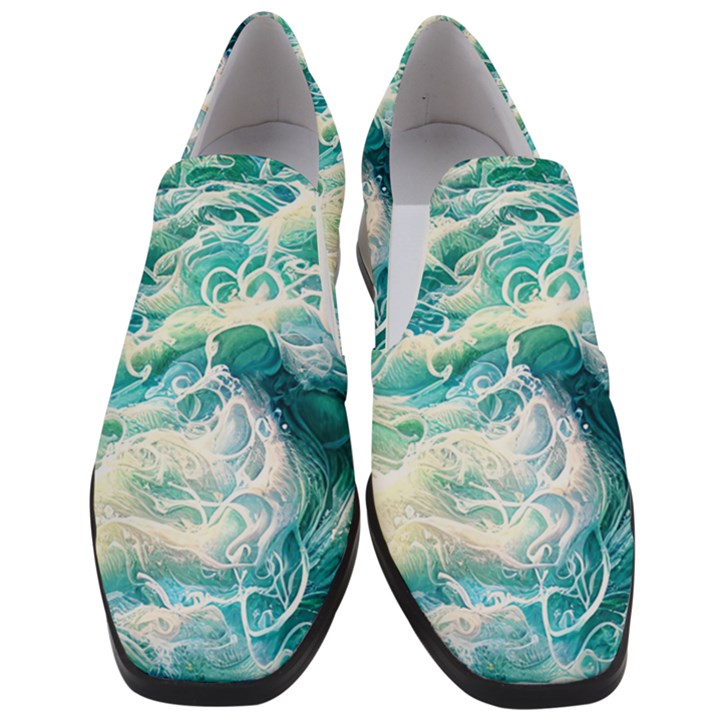 The Endless Sea Women Slip On Heel Loafers