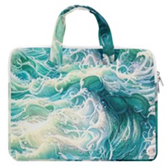 The Endless Sea Macbook Pro 16  Double Pocket Laptop Bag  by GardenOfOphir