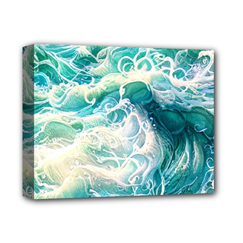 The Endless Sea Deluxe Canvas 14  X 11  (stretched) by GardenOfOphir