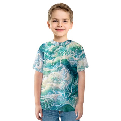 The Endless Sea Kids  Sport Mesh Tee by GardenOfOphir