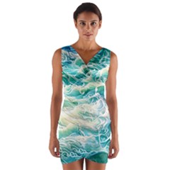 The Endless Sea Wrap Front Bodycon Dress by GardenOfOphir