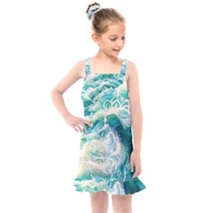 The Endless Sea Kids  Overall Dress by GardenOfOphir