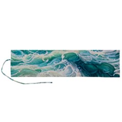 The Endless Sea Roll Up Canvas Pencil Holder (l) by GardenOfOphir