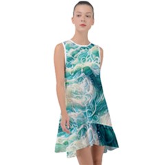 The Endless Sea Frill Swing Dress