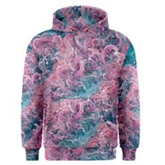 Ocean Waves In Pink Ii Men s Core Hoodie by GardenOfOphir