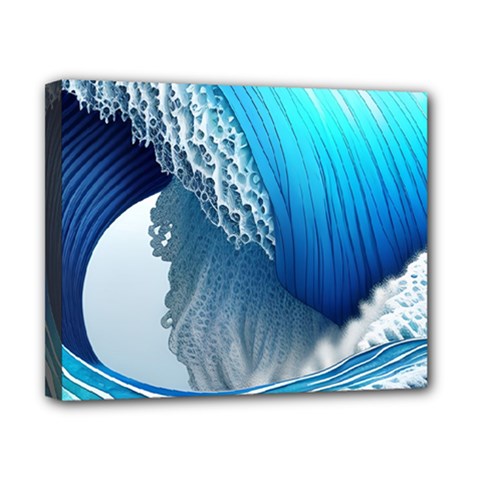 The Power Of The Ocean Canvas 10  X 8  (stretched) by GardenOfOphir