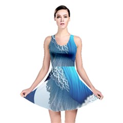 The Power Of The Ocean Reversible Skater Dress by GardenOfOphir