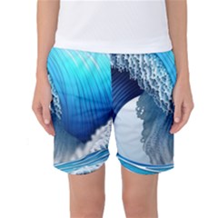 The Power Of The Ocean Women s Basketball Shorts by GardenOfOphir