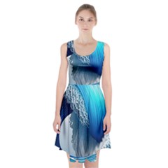 The Power Of The Ocean Racerback Midi Dress by GardenOfOphir