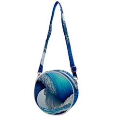 The Power Of The Ocean Crossbody Circle Bag by GardenOfOphir