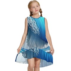 The Power Of The Ocean Kids  Frill Swing Dress by GardenOfOphir