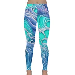 The Beauty Of Waves Classic Yoga Leggings by GardenOfOphir