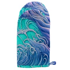 The Beauty Of Waves Microwave Oven Glove by GardenOfOphir