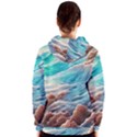 Waves Of The Ocean Women s Zipper Hoodie View2