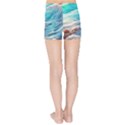 Waves Of The Ocean Kids  Sports Shorts View2