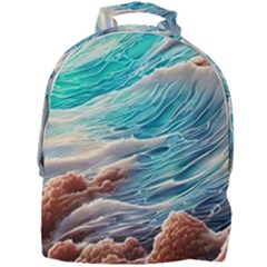 Waves Of The Ocean Mini Full Print Backpack by GardenOfOphir