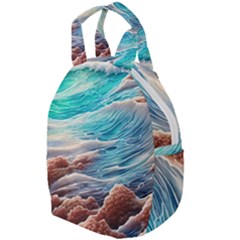 Waves Of The Ocean Travel Backpacks by GardenOfOphir