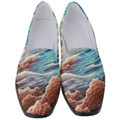 Waves Of The Ocean Women s Classic Loafer Heels by GardenOfOphir