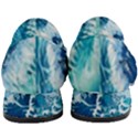 Abstract Blue Ocean Waves Iii Women s Bow Heels View4