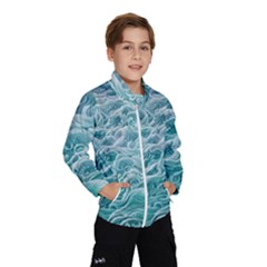 Nature Ocean Waves Kids  Windbreaker by GardenOfOphir