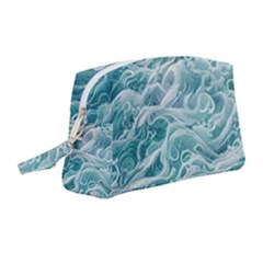 Nature Ocean Waves Wristlet Pouch Bag (medium) by GardenOfOphir