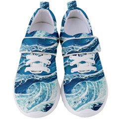 Summer Ocean Waves Women s Velcro Strap Shoes by GardenOfOphir