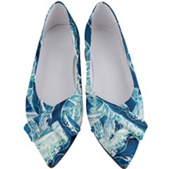 Summer Ocean Waves Women s Bow Heels by GardenOfOphir