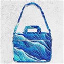 Blue Ocean Wave Watercolor MacBook Pro 13  Shoulder Laptop Bag  View1