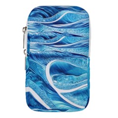 Blue Wave Waist Pouch (large) by GardenOfOphir