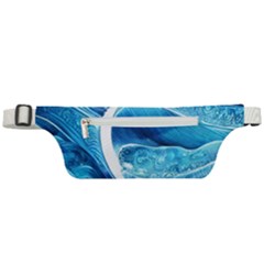 Blue Wave Active Waist Bag by GardenOfOphir