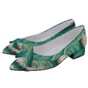 Blue Wave Pattern Women s Bow Heels View2