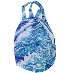 Abstract Blue Wave Travel Backpacks by GardenOfOphir