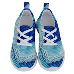 Waves Blue Ocean Running Shoes by GardenOfOphir