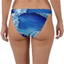 Watercolor Wave Band Bikini Bottoms View2