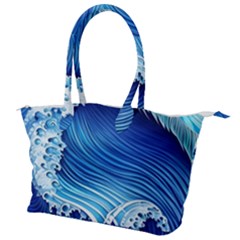 Watercolor Wave Canvas Shoulder Bag by GardenOfOphir