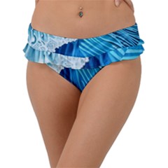 Beach Wave Frill Bikini Bottoms by GardenOfOphir