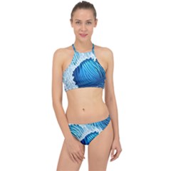 Beach Wave Racer Front Bikini Set by GardenOfOphir