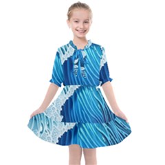 Beach Wave Kids  All Frills Chiffon Dress by GardenOfOphir