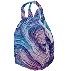 Abstract Pastel Ocean Waves Travel Backpacks by GardenOfOphir