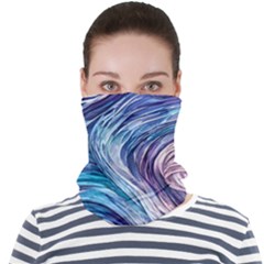 Abstract Pastel Ocean Waves Face Seamless Bandana (adult) by GardenOfOphir