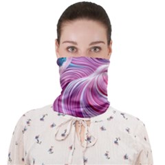 Pink Water Waves Face Covering Bandana (adult) by GardenOfOphir