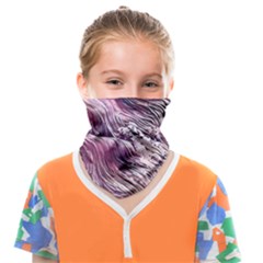 Abstract Pink Ocean Waves Face Covering Bandana (kids) by GardenOfOphir