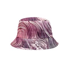 Abstract Pink Ocean Waves Bucket Hat (kids) by GardenOfOphir